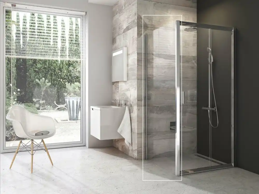 Exclusieve Aanbieding Pevná stěna Ravak Blix BLPS 100 jednodílná, lesk/transparent, 9BHA0C00Z1