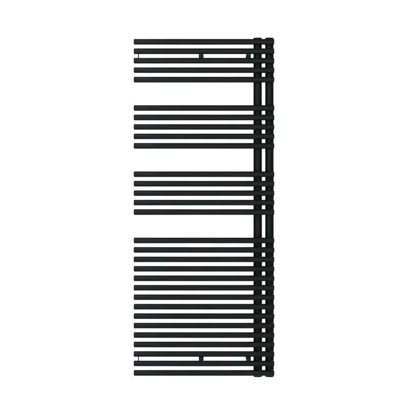 Radiátor Zehnder Forma Asym 144,1x59,6 cm, levý, vnější připojení, RAL 0557 black matt, LFAL-150-060-0557 Voordeelprijs