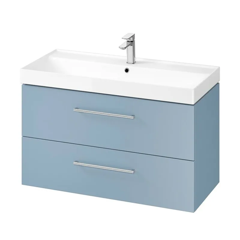 Speciale Aanbieding Skříňka Cersanit Larga 100 pod umyvadlo modrá, S932-077