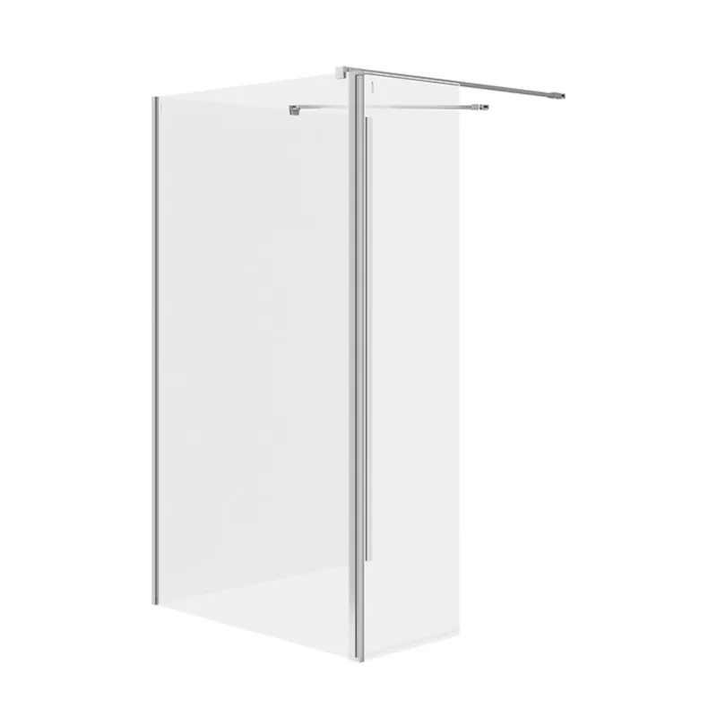 Sprchový kout Cersanit Mille 90x100x30x200 walk-in pohyblivá stěna chrom set B800, S601-187 Hoge Kwaliteit