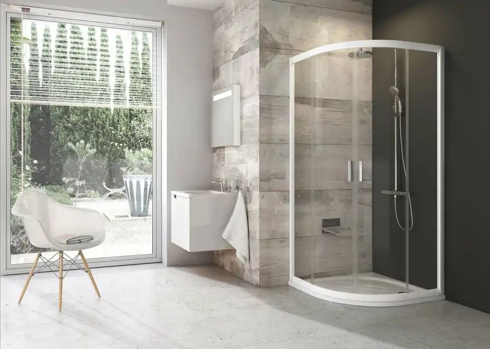 Lage Kosten Sprchový kout Ravak Blix BLCP4 90x90 čtyřdílný čtvrtkruhový, bílá/transparent, 3B270100Z1
