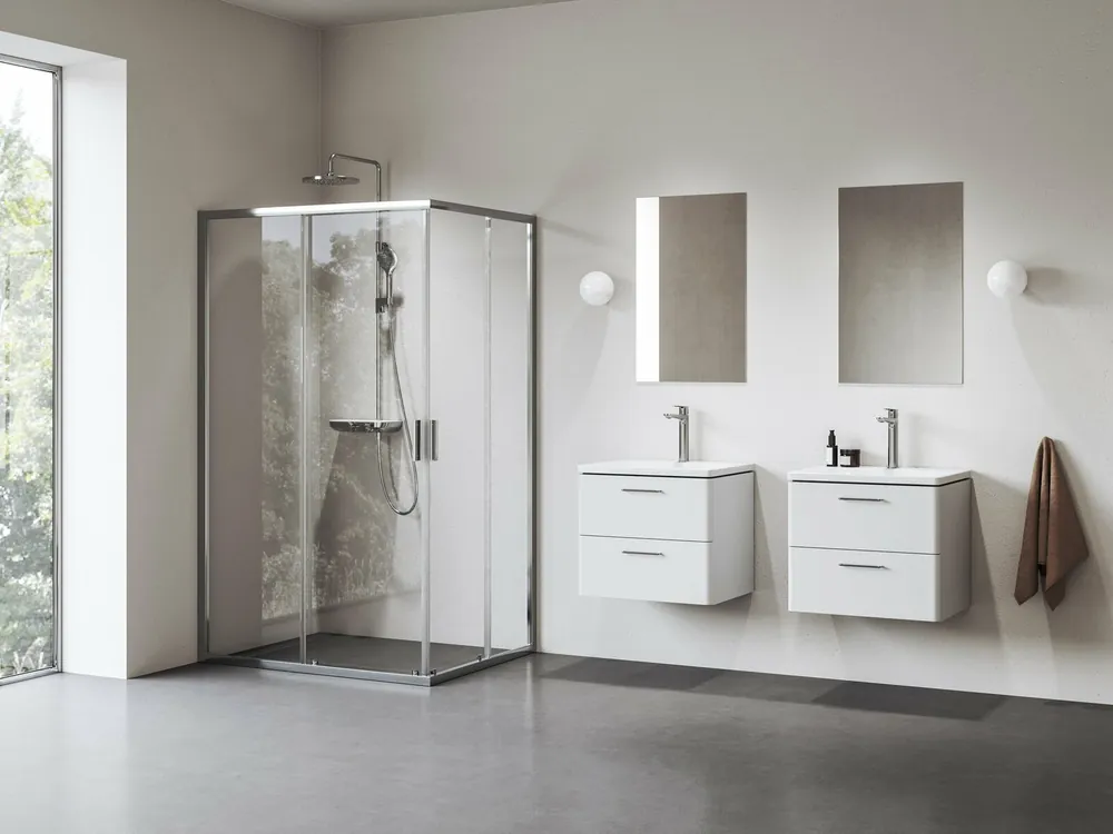 Sprchový kout Ravak Blix II NBLRV2K 80 1/2 rohový, chrom lesk/transparent, 1XM40C00Z1 Lage Kosten