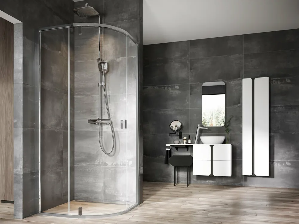 Bestseller Sprchový kout Ravak Nexty NSKK3 80x80 třídílný čtvrtkruhový, lesk/transparent, 3O644C00Z1
