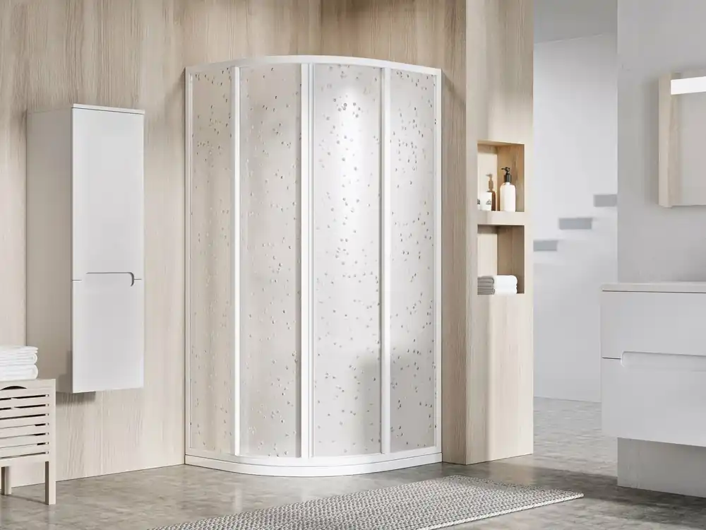 Nieuw Sprchový kout Ravak Supernova SKCP4 90x90x195 čtyřdílný čtvrtkruhový, bílá/pearl, 3117O10211