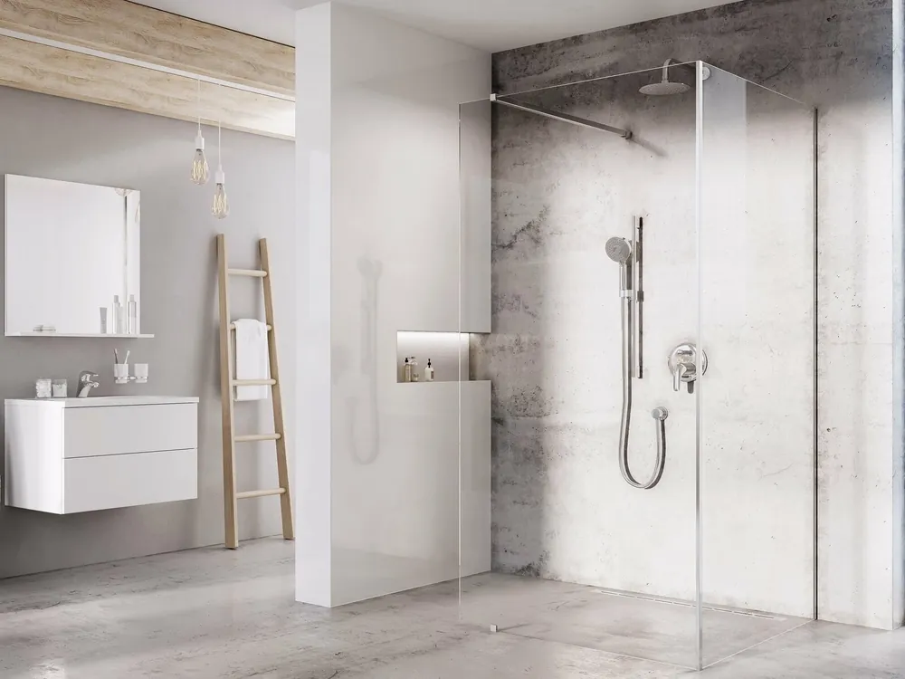 Lage Prijs Sprchový kout Ravak Walk-In Corner Set 110x80, lesk/transparent, GW1CD4C0SZ1