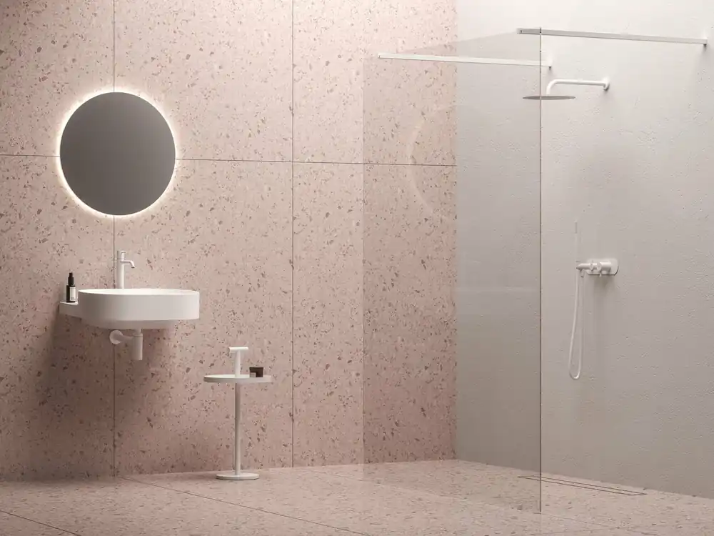 Sprchový kout Ravak Walk-In Free Set 160, bílá mat/transparent, GW9FS0E0SZ1 Favoriet