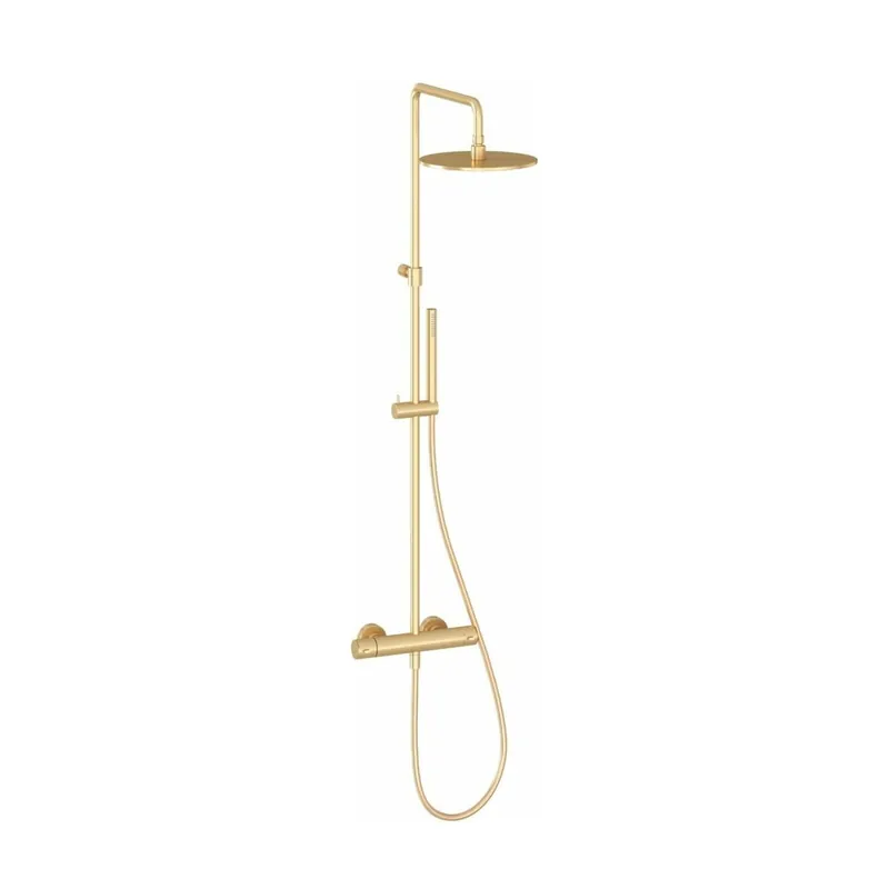 Exclusieve Aanbieding Sprchový sloup Ravak Espirit termostatický se sprchovým setem, gold brushed, X070614