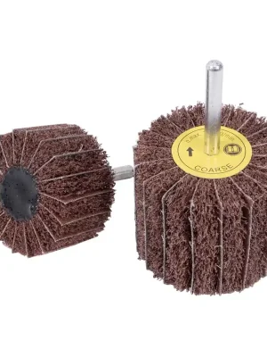 ABRASIVES Kotouč brusný vliesový lamelový na stopce 50x30x6 mm, zr. 80, coarse Rychlé Dodání