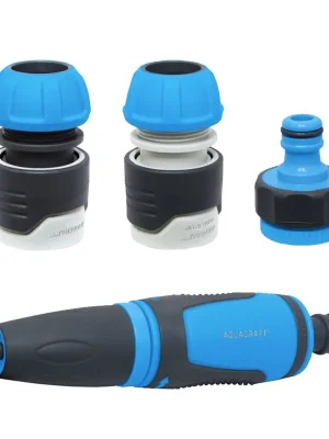 AQUACRAFT Rozstřikovač soft-touch + spojky 1/2" + adaptér 3/4"-1/2" Nejprodávanější