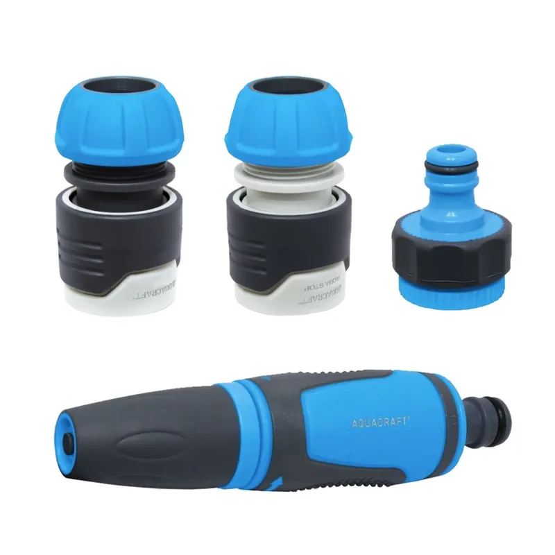 AQUACRAFT Rozstřikovač soft-touch + spojky 1/2" + adaptér 3/4"-1/2" Nejprodávanější
