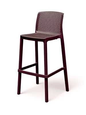 Gereduceerde Prijs Barová židle NEXO 515x500x1010 mm - barva vínová