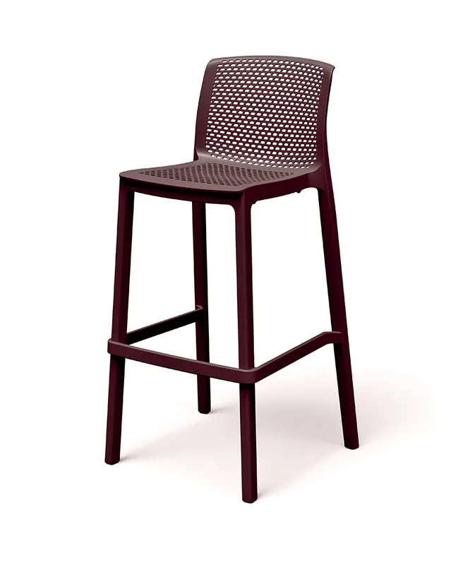 Gereduceerde Prijs Barová židle NEXO 515x500x1010 mm - barva vínová