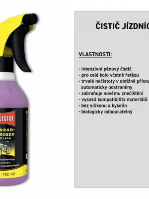 Čistič kola BikeClean, ruční postřikovač 750 ml, BALLISTOL 28166 (28160) Op = Op