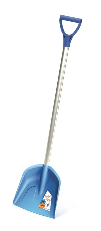 Dětská lopata LOAD BABY s kovovou násadou 71 cm - barva světle modrá Snelle Levering