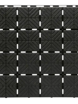 Dlaždice zahradní EASY SQUARE 40x40cm - 1,5m2 - barva černá Express Levering