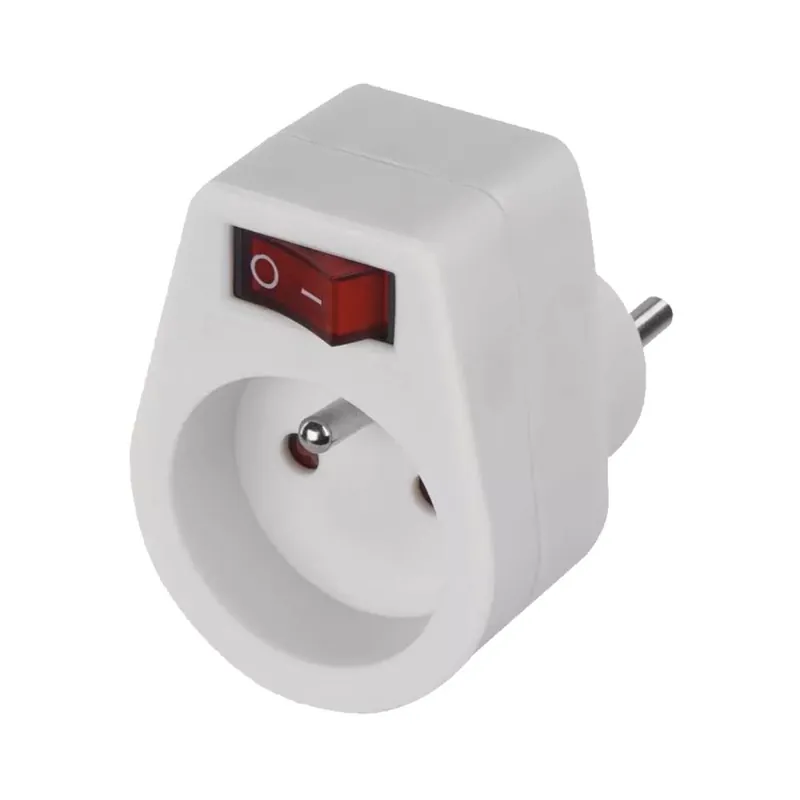 Must-Have EMOS Zásuvka bílá s vypínačem 250 V / 16 A