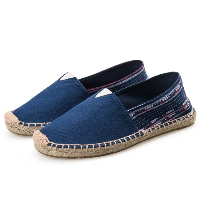 Espadrilky textilní boty Simple - modré - Velikost 38 Voordeelprijs