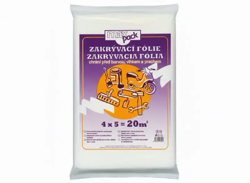 Voordeelprijs Fólie zakrývací malířská plachta 4 x 5 m
