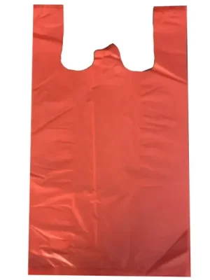 Koop Online HDPE Taška v bloku 350 plus 180x600mm - červená 100ks