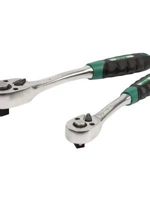 Cenový Hit HONITON Ráčna oválná s gumovou rukojetí 36 zubů 1/2" / 250 mm