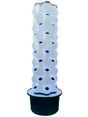 Hydroponická pěstební věž 60 míst 63 x 63 x 187 cm Must-Have