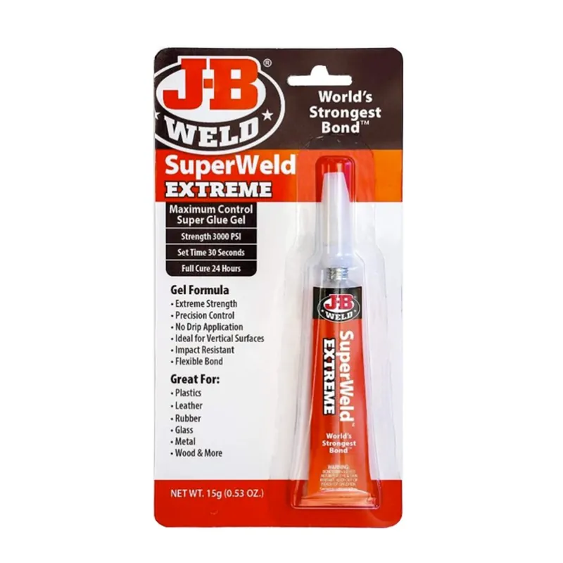 Beperkt Aanbod J-B WELD Lepidlo vteřinové gelové nárazuvzdorné SuperWeld Extreme 15 g