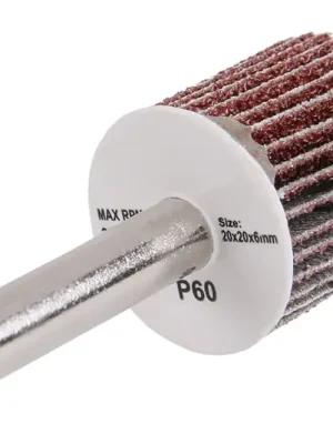 Certifikovaný Kotouč lamelový brusný 20x20x6mm P60 stopka