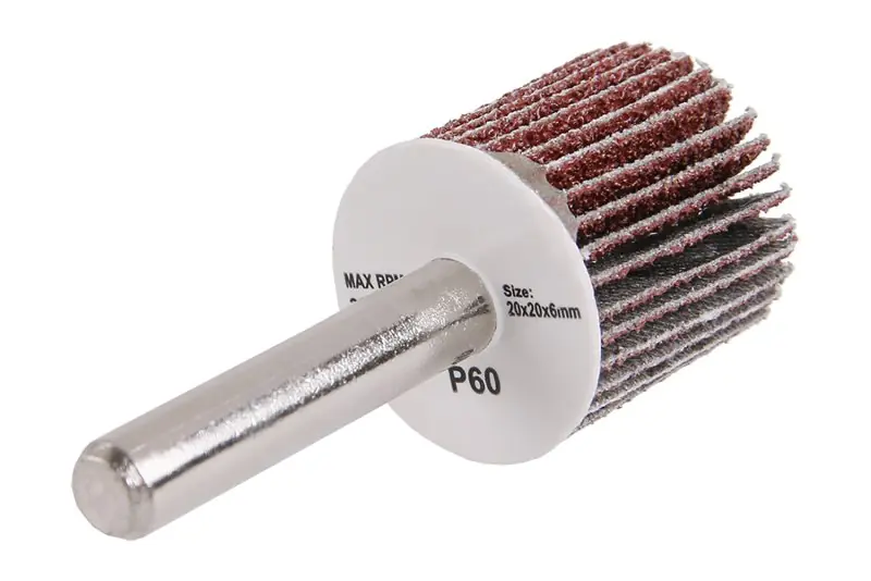 Certifikovaný Kotouč lamelový brusný 20x20x6mm P60 stopka
