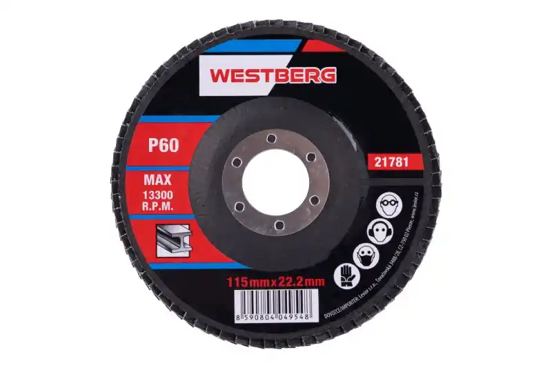 Zlevněný Kotouč lamelový WESTBERG 115mm P60