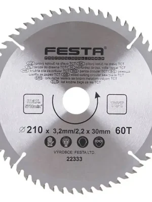 Značkový Kotouč pilový FESTA SK 210/3.2/30mm 60T
