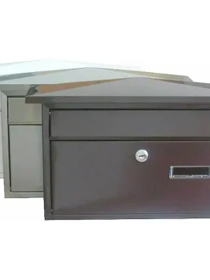 Denní Nabídka KT01 - HNĚDÁ schránka 380x235x80 "X" (040508)