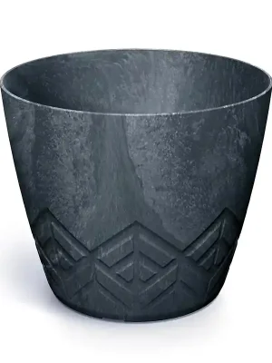 Aanbieding Květináč ARECO BETON EFFECT 19,8 cm - barva antracit