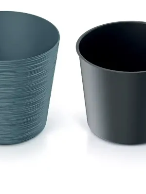 Actieprijs Květináč FURU ROUND s vkladem 25 cm - barva skandinávská modrá