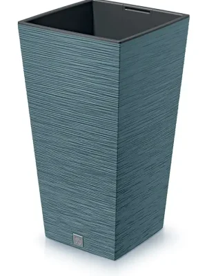 Beperkt Aanbod Květináč FURU SQUARE s vkladem 34,5 cm - barva skandinávská modrá