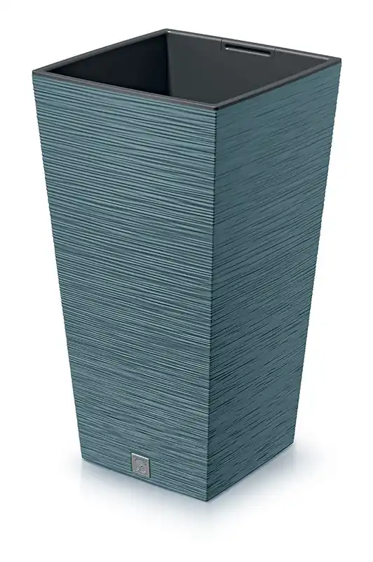 Beperkt Aanbod Květináč FURU SQUARE s vkladem 34,5 cm - barva skandinávská modrá