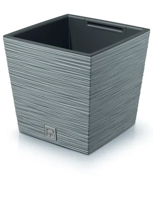 Voordeelprijs Květináč FURU SQUARE LOW 24 cm - barva beton