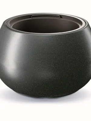 Actieprijs Květináč HEOS ECO WOOD s vkladem 37 cm - barva antracit ECO