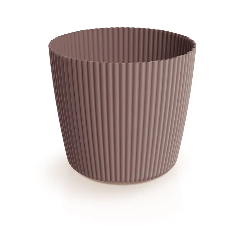 Alleen Vandaag Květináč MILLY ROUND 14,6 cm - barva marsala