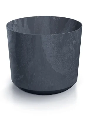 Actieprijs Květináč TUBO BETON EFFECT 10,8 cm - barva antracit