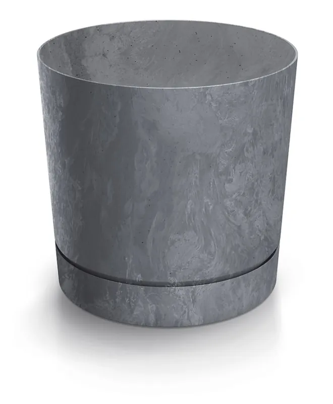 Beperkt Aanbod Květináč TUBO P BETON EFFECT 33,8 cm - barva marengo