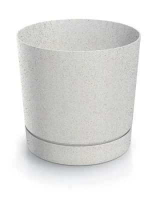 Beste Prijs Květináč TUBO P ECO WOOD 14,7 cm - barva bílá ECO