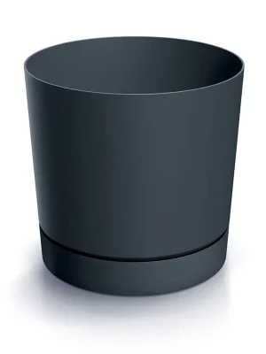 Weekendaanbieding Květináč TUBO P s miskou 39 cm - barva antracit
