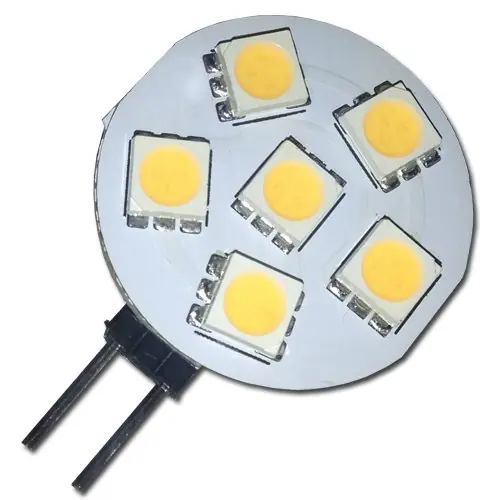LED žárovka G4 6xSMD 1W teplá bílá - warm white Výprodej
