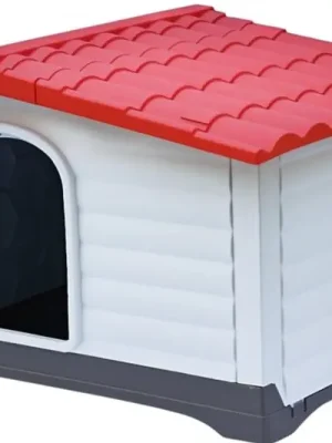Premium Max 424 plastová bouda pro psa červená 111 x 84 x 81 cm