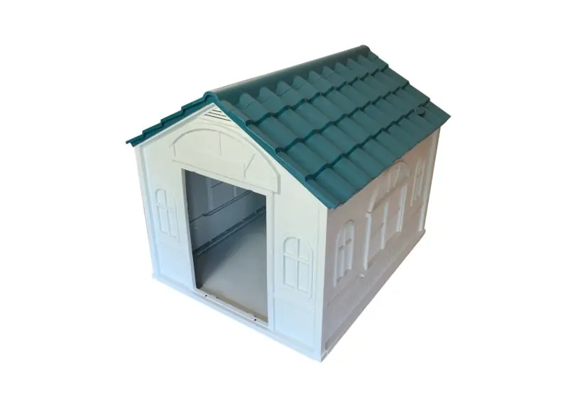 Max 432S plastová bouda pro psa modrá 76 x 65 x 63 cm Nejnovější Verze