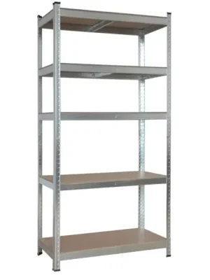 Akční Cena Max Skladový kovový regál 180 x 90 x 40 cm 5 polic 875kg pozinkovaný PR-1894