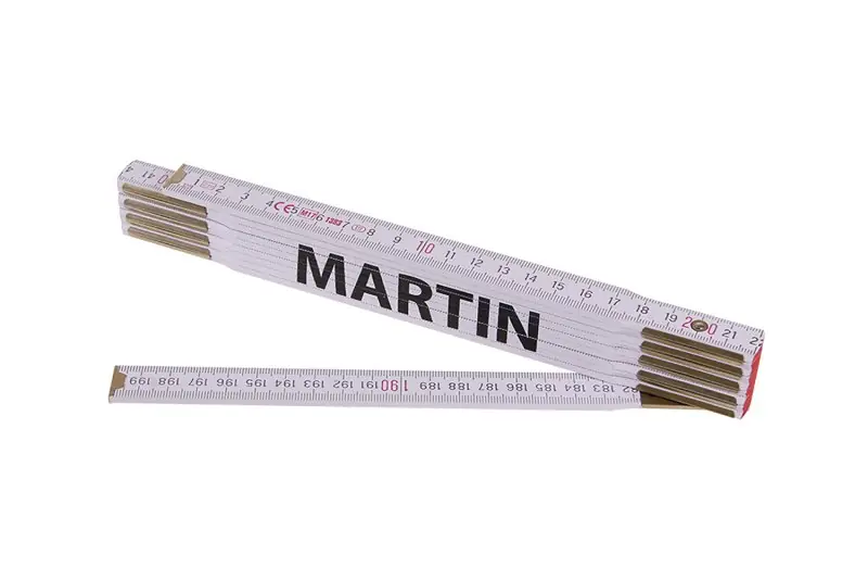 Gratis Retour Metr skládací 2m MARTIN (PROFI,bílý,dřevo)