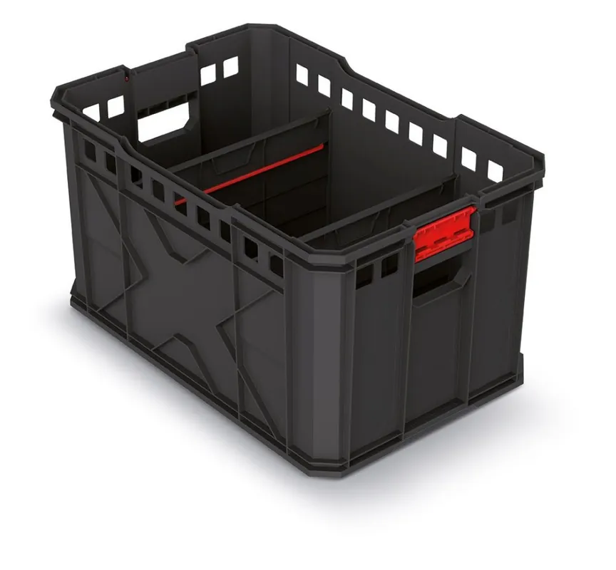 Nu Kopen Modulární přepravní box X BLOCK PRO 536x354x300 mm - barva černá
