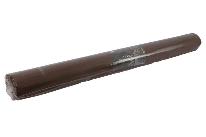Netkaná textílie 1.6x50m hnědá 50g/m2 Koopje