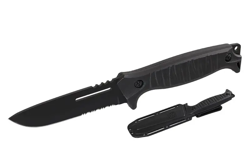 Nůž lovecký-outdoorový nerez 210 mm s pouzdrem Betrouwbaar